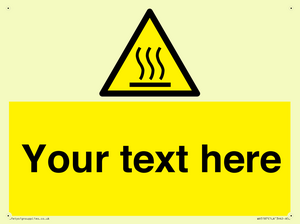 Custom Hot Surface Sign